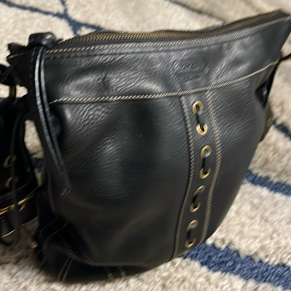 Classic leather Coach crossbody